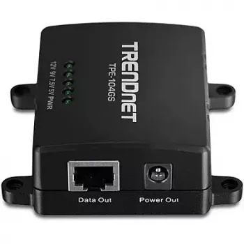 Sieťový rozbočovač Trendnet TPE-104GS čierny Power over Ethernet PoE
