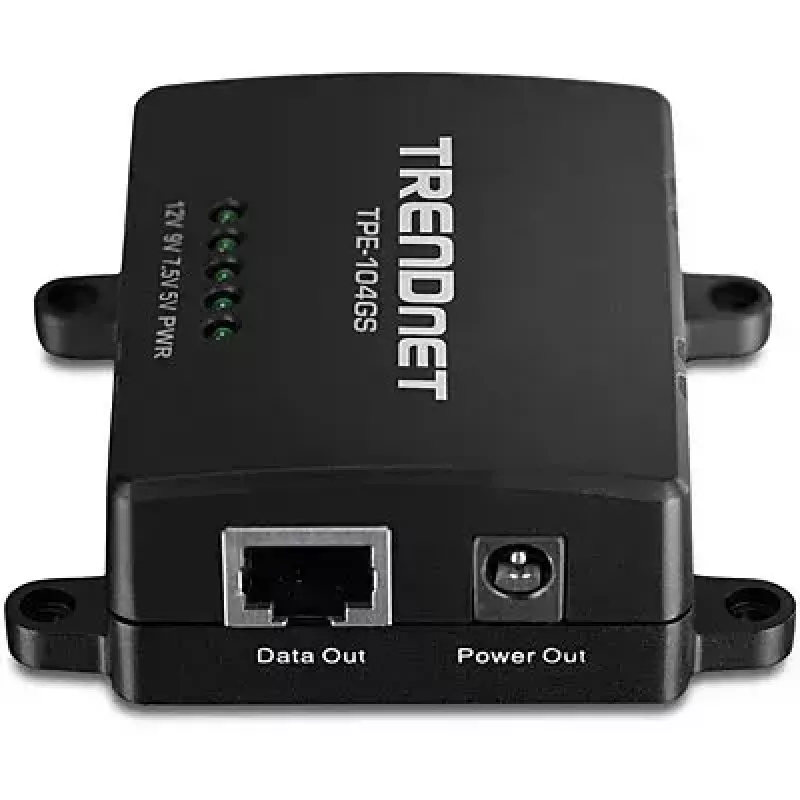 Sieťový rozbočovač Trendnet TPE-104GS čierny Power over Ethernet PoE
