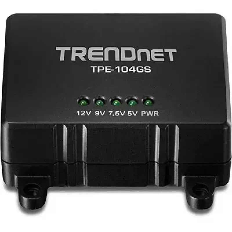 Sieťový rozbočovač Trendnet TPE-104GS čierny Power over Ethernet PoE