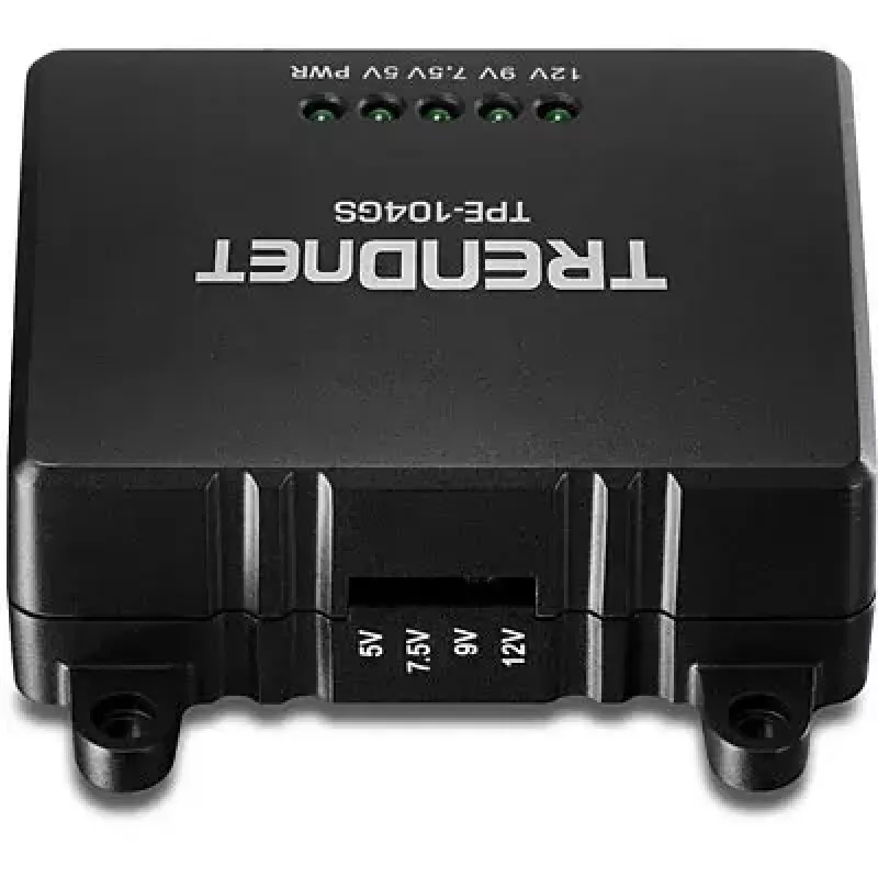 Sieťový rozbočovač Trendnet TPE-104GS čierny Power over Ethernet PoE