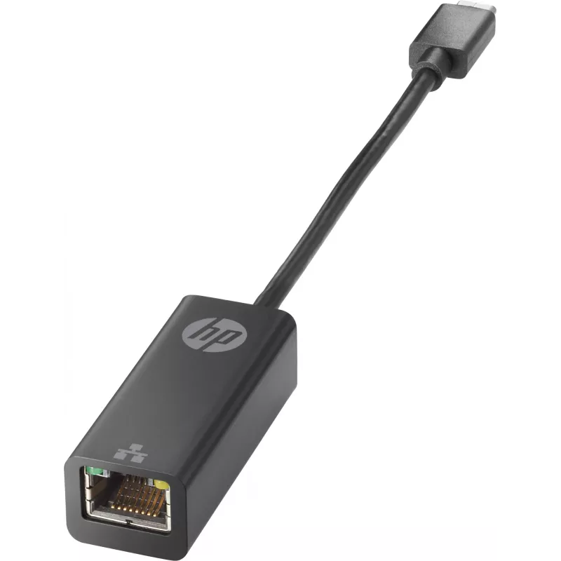 HP USB-C na RJ45 adaptér, USB Type-C, RJ-45, konektor samec, čierny, Business, Windows 10, Windows 7, Windows 8, Windows 8.1