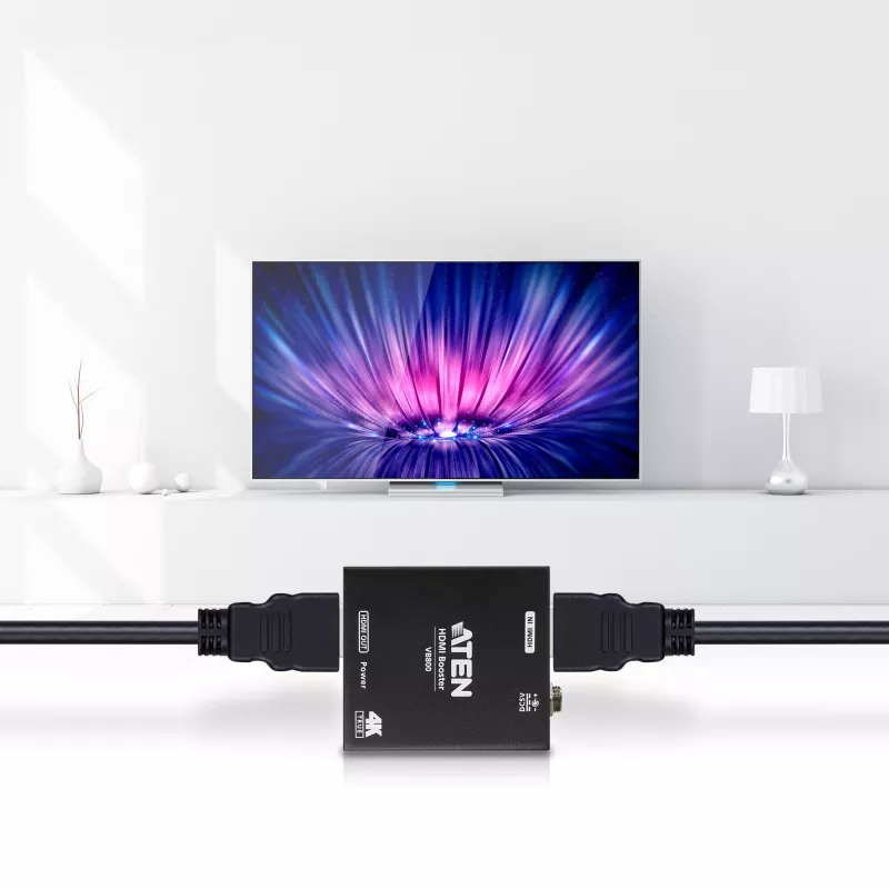 ATEN True 4K HDMI booster s 4K2K @60Hz (4;4;4), až do 40 m (kaskáda)