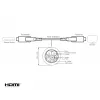 HDMI kábel ATEN VE7834A 60 m Type-A Type-D 18 Gbit/s čierny