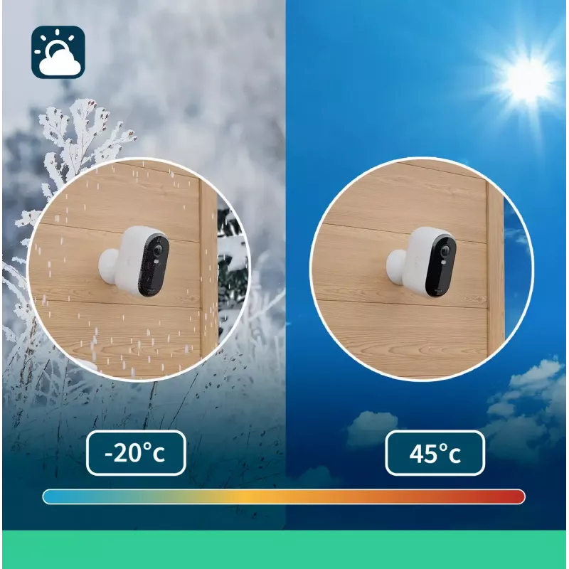 IP bezpečnostná kamera Arlo Essential 2K 2560 x 1440 bezdrôtová interiérová a exteriérová