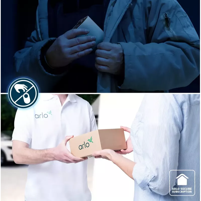 IP bezpečnostná kamera Arlo Essential 2K 2560 x 1440 bezdrôtová interiérová a exteriérová