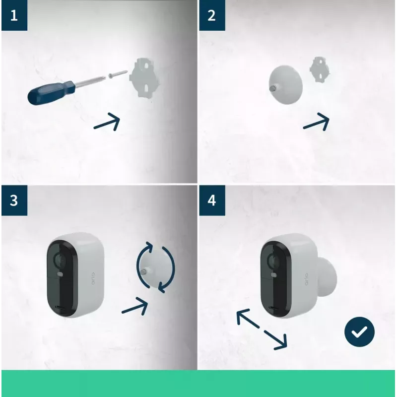 IP bezpečnostná kamera Arlo Essential 2K 2560 x 1440 bezdrôtová interiérová a exteriérová