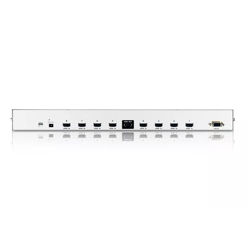 ATEN 8-portový HDMI audio/video prepínač s IR diaľkovým ovládačom