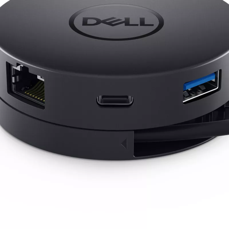 DELL DA300 káblový USB 3.2 Gen 2 (3.1 Gen 2) Type-C čierny