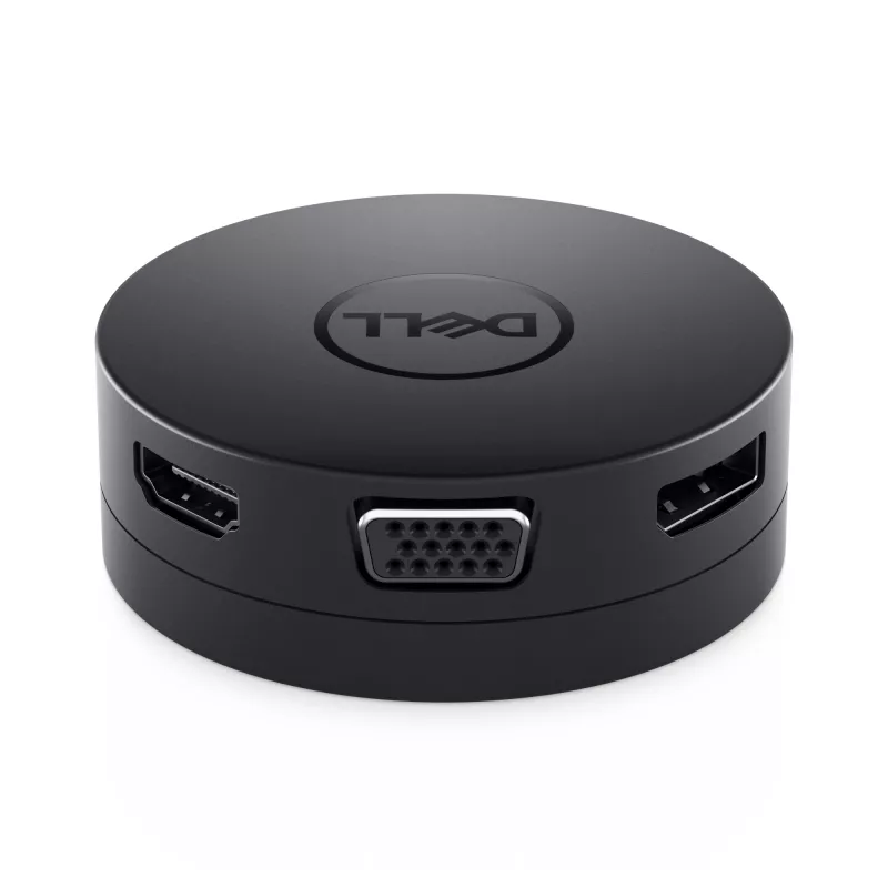 DELL DA300 káblový USB 3.2 Gen 2 (3.1 Gen 2) Type-C čierny
