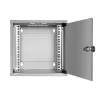 Nástenný rack LogiLink W66Z30G 6U sivý 30 kg IP20