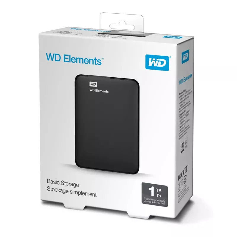 Externý pevný disk Western Digital 1 TB 3.2 Gen 1 WD Elements Portable