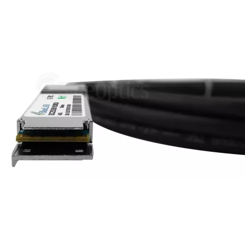 DAC kábel BlueOptics X4DACBL3-BL 3m QSFP 4x SFP+ čierny
