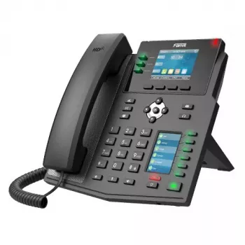 IP telefón Fanvil X4U čierny 12 liniek LCD Wi-Fi