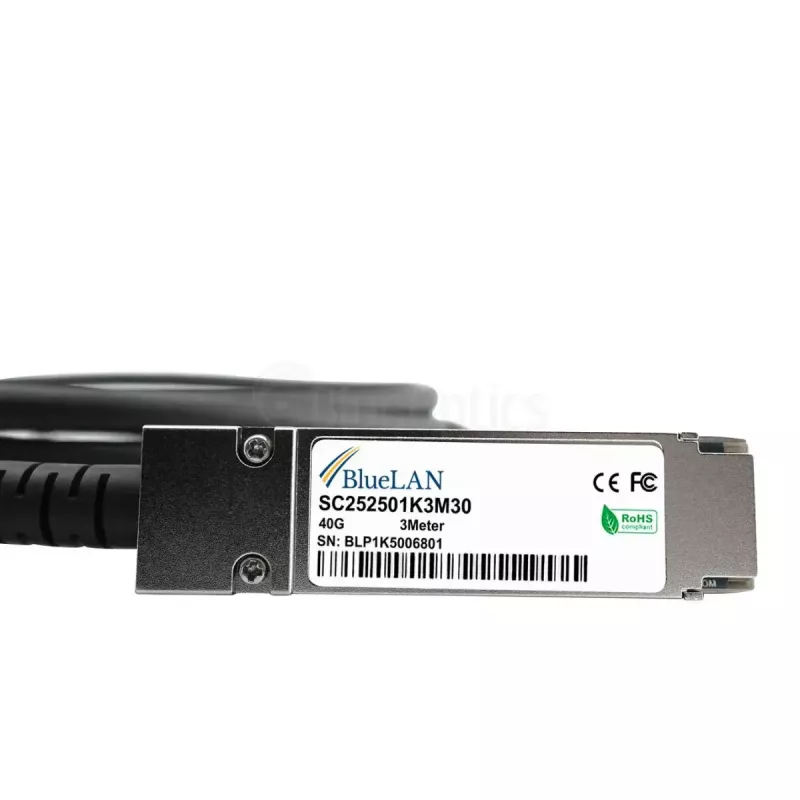 BlueOptics XLDACBL05-BL InfiniBand vláknový kábel 0,5 m QSFP