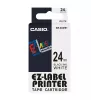Etiketovacia páska Casio XR-24WE1 čierna na bielu