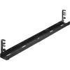 InLine univerzálna káblová lišta 3-stupňová (80/100/120 cm) pre montáž pod stôl, čierna