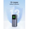 Ugreen 25000mAh 200W powerbanka s rýchlym nabíjaním sivá