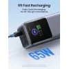 Ugreen 25000mAh 200W powerbanka s rýchlym nabíjaním sivá