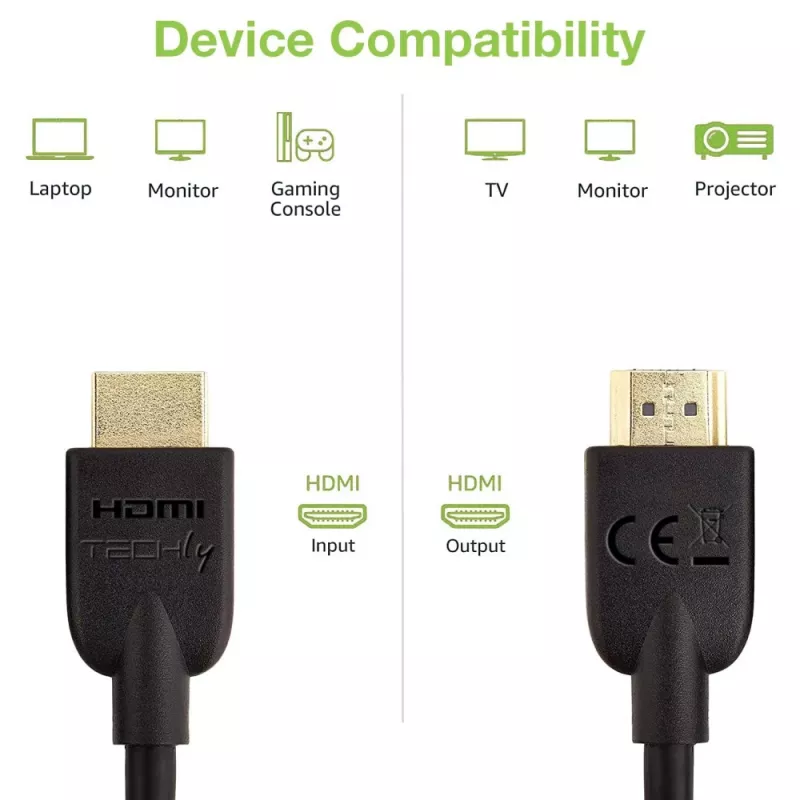 Techly ICOC HDMI2-4-050T HDMI kábel 5 m HDMI typ A (štandard) čierny