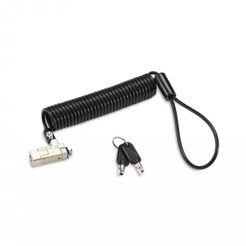 Kensington Slim NanoSaver 2.0 Portable Keyed Lock strieborno-čierny 1,8m