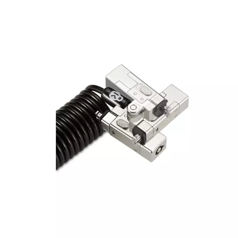 Kensington Slim NanoSaver 2.0 Portable Keyed Lock strieborno-čierny 1,8m