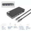 ACT USB-C 4K MST dokovacia stanica pre 2 HDMI monitory, Ethernet, USB-C, 3x USB-A, PD-Passthrough a 1 meter odnímateľný spojovací kábel