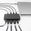 ACT USB-C 4K MST dokovacia stanica pre 2 HDMI monitory, Ethernet, USB-C, 3x USB-A, PD-Passthrough a 1 meter odnímateľný spojovací kábel