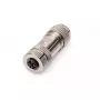 Digitus CAT 6A M12 X-coded Zásuvka (Female), IP67, montáž v teréne