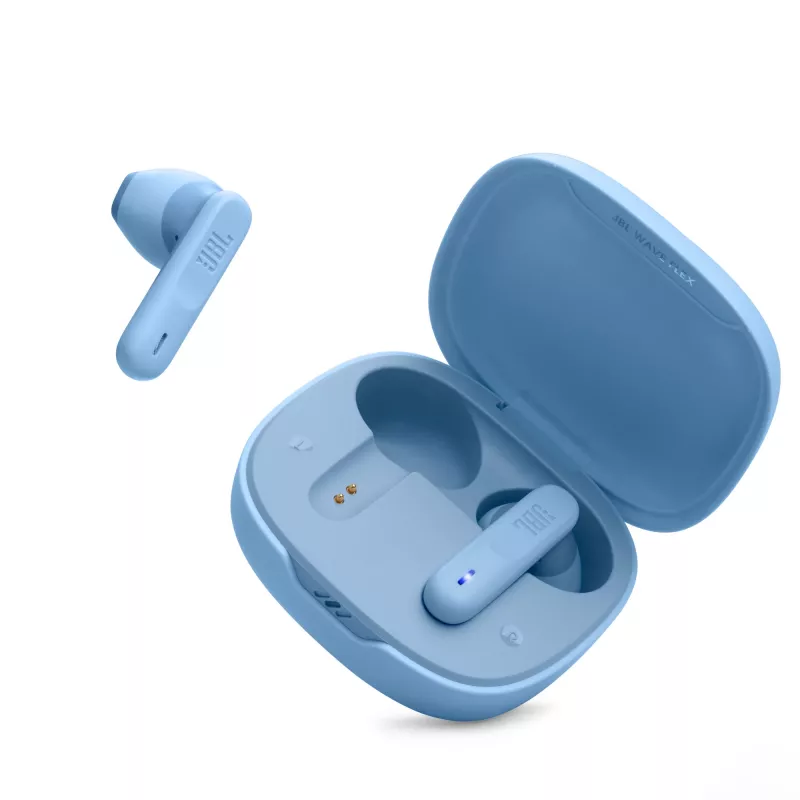 JBL Wave Flex headset True Wireless Stereo (TWS) in-ear hovory/hudba/šport/každodenné použitie Bluetooth modrá