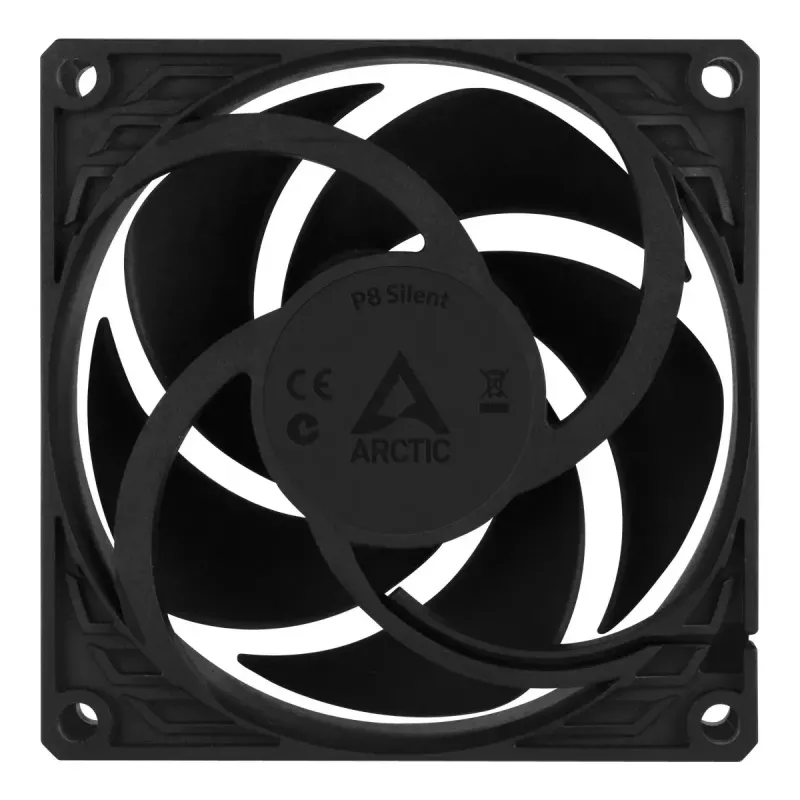 ARCTIC P8 Silent – tlakovo optimalizovaný, extra tichý 80-mm ventilátor
