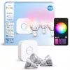 Philips Hue White and Colour Ambience Essential štartovacia sada: 3 smart žiarovky GU10 (345 lm)