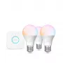 Sada smart osvetlenia Philips Hue White and Colour Ambience Essential – 3× E27 smart žiarovky, 806 lm, 8 W, Bluetooth/Zigbee