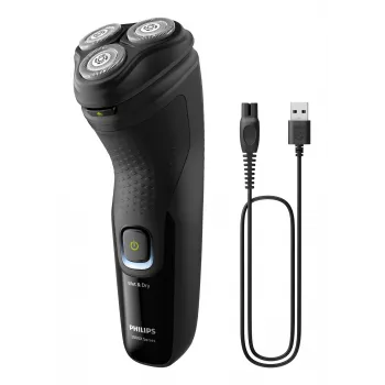 Philips X3021/00 pánsky holiaci strojček rotačný holiaci strojček zastrihávač čierny