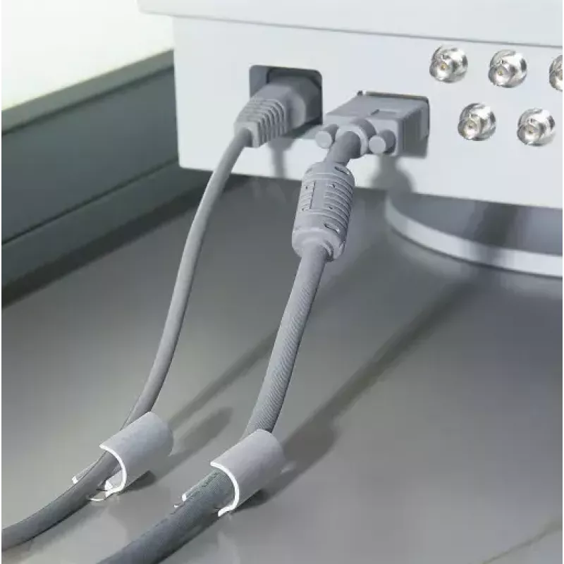 tesa Powerstrips Káblová spona 58035-00016, biela, 5 ks