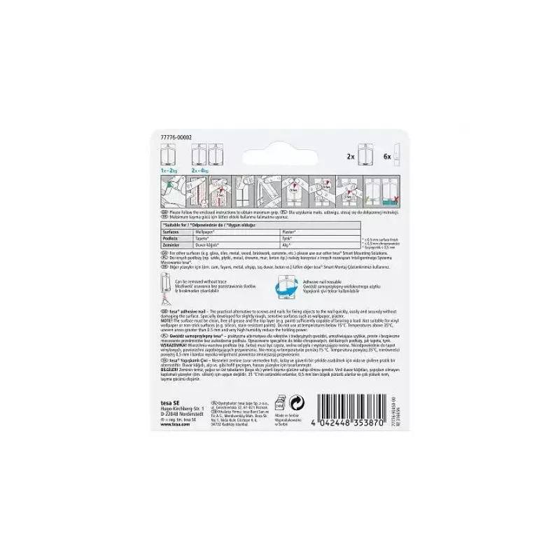 Praktický háčik TESA Adhesive Nail 77776-00000-00
