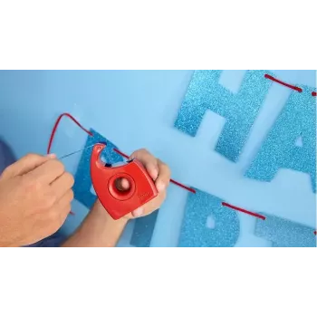 tesa Easy Cut Ručný odvíjač, červený/modrý, pre kotúče do 19 mm x 10 m, prázdny
