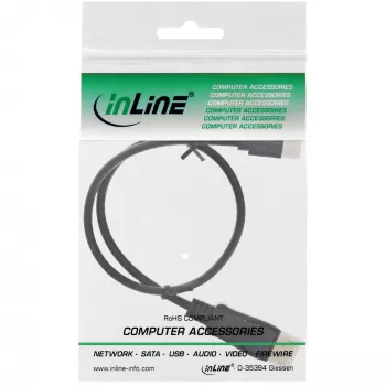 InLine Mini DisplayPort na DisplayPort kábel čierny 2 m