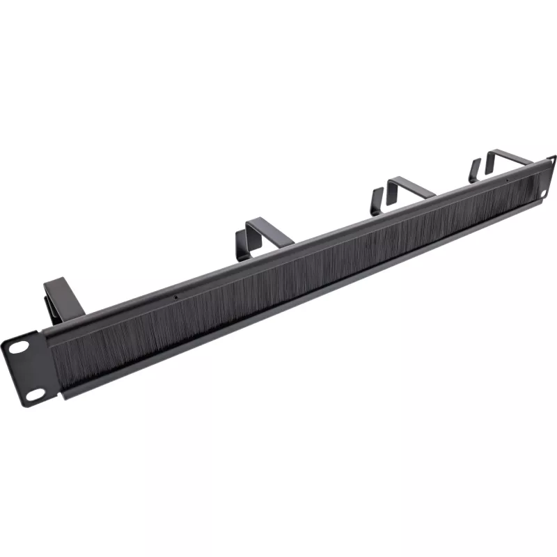 Panel na vedenie káblov InLine 19111L 1U čierny 19