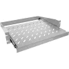 Nastaviteľná polica InLine 19114J oceľovo sivá hĺbka 350 mm