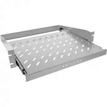 Nastaviteľná polica InLine 19114J oceľovo sivá hĺbka 350 mm