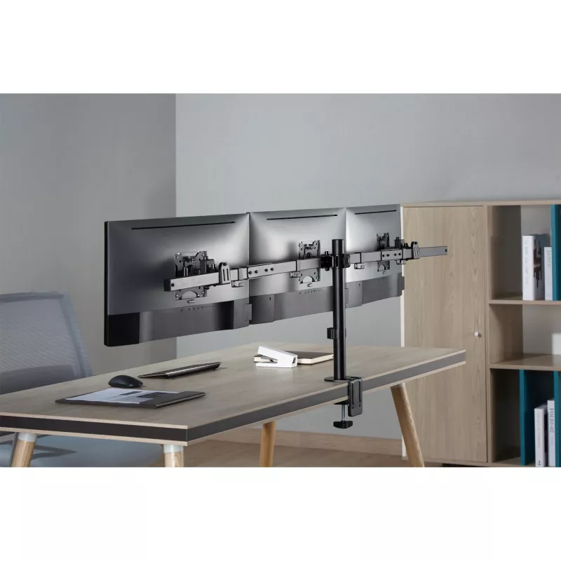 InLine držiak na stôl pre 3x TV / LED / TFT displej do 81 cm 32 inch max. 7 kg