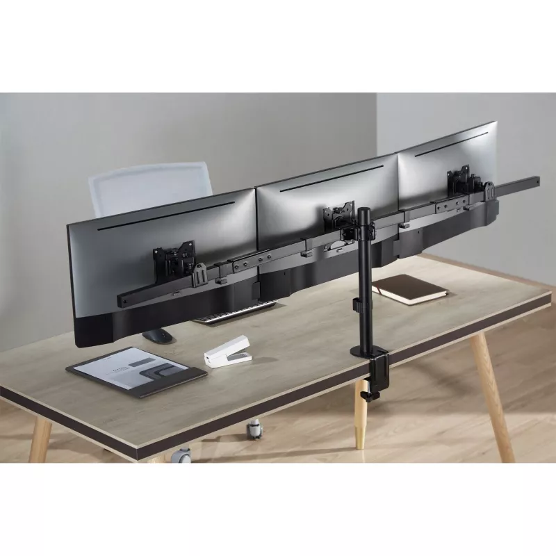 InLine držiak na stôl pre 3x TV / LED / TFT displej do 81 cm 32 inch max. 7 kg
