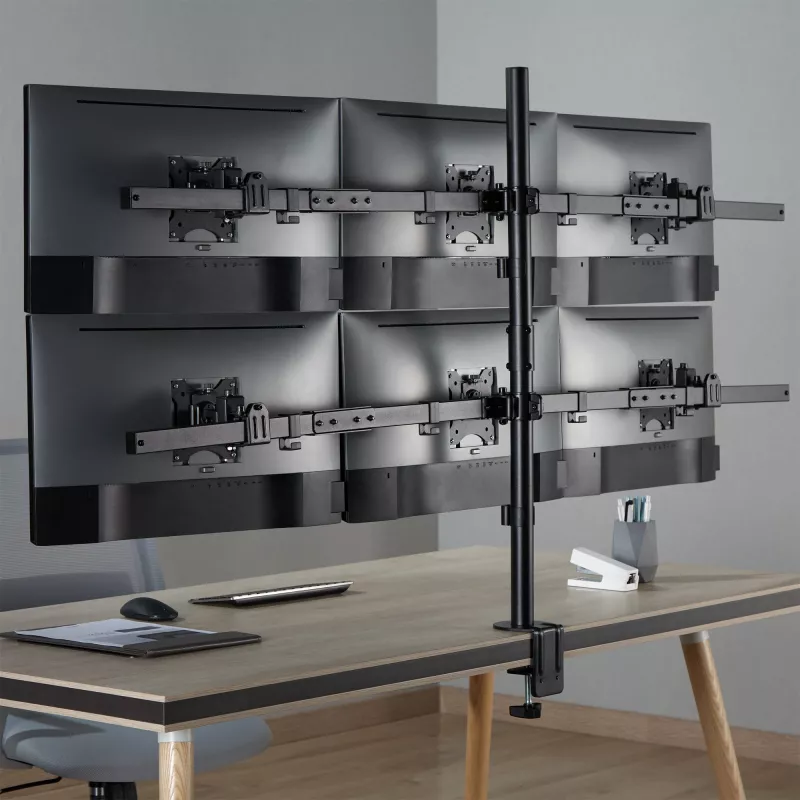 InLine držiak na stôl pre 6x TV / LED / TFT displej do 81 cm 32