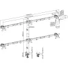 InLine držiak na stôl pre 6x TV / LED / TFT displej do 81 cm 32