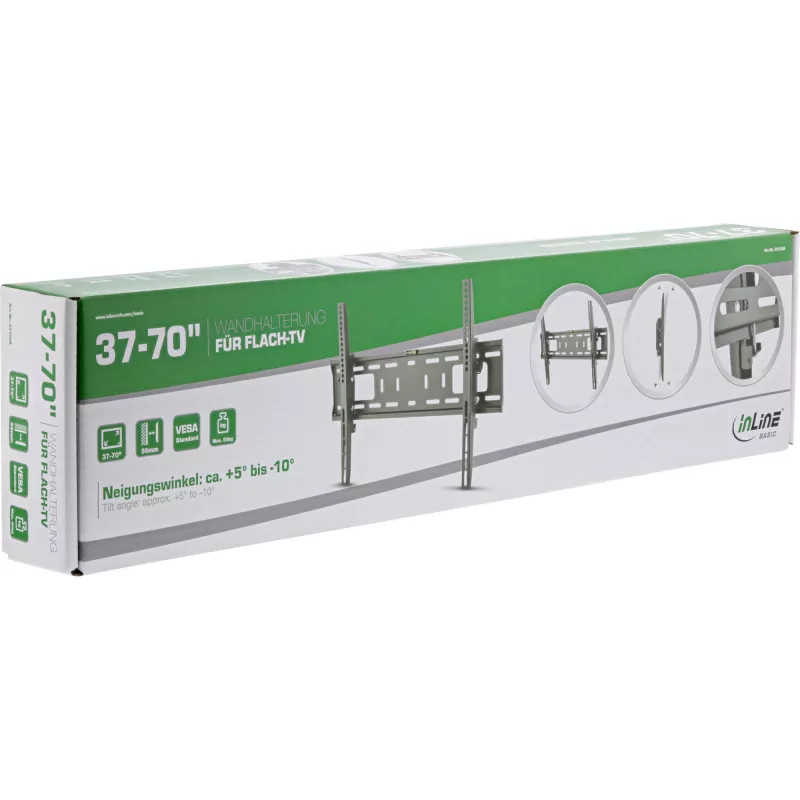Nástenný držiak InLine Basic 23120A pre plochý televízor 37-70