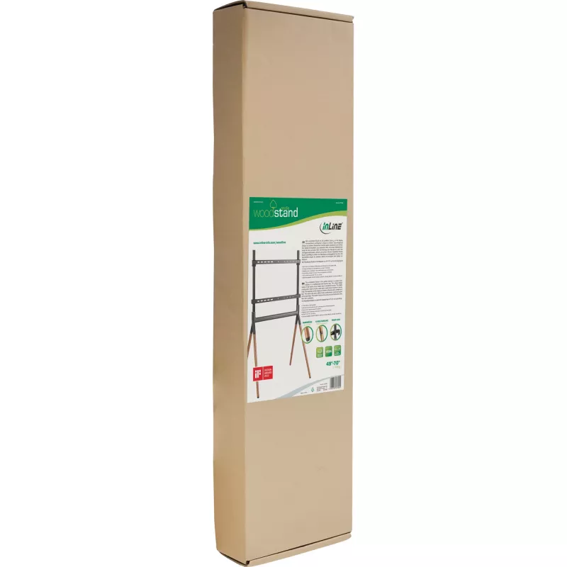 InLine woodstand Studio TV stojan, pre displeje 49