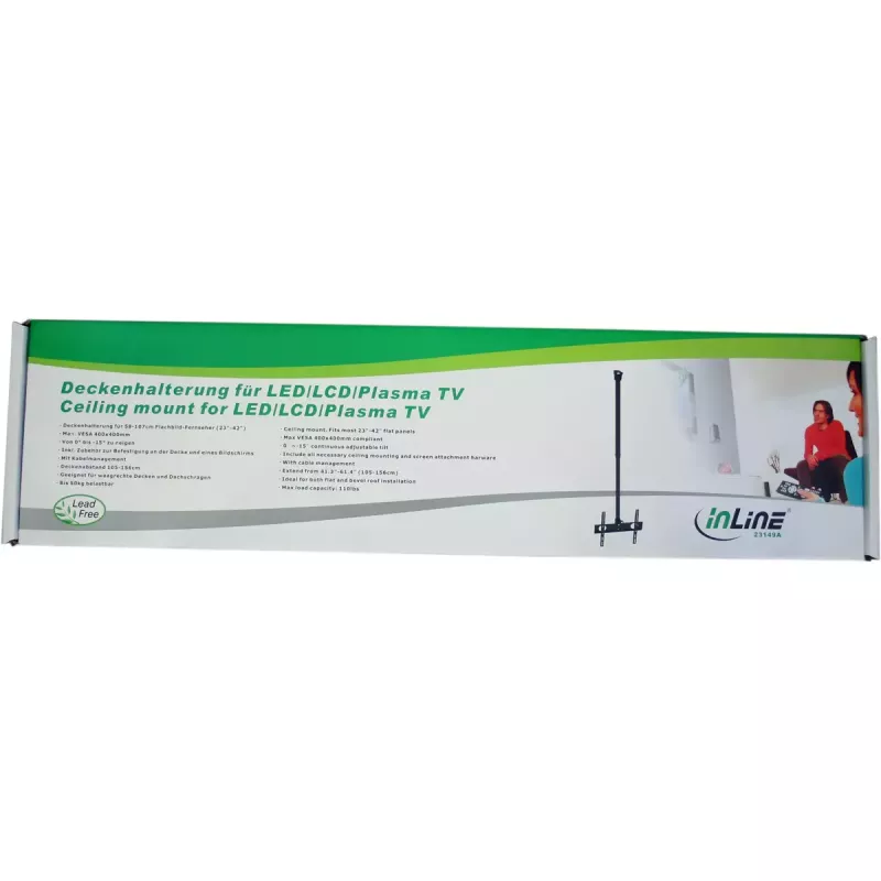 InLine držiak na plochú a šikmú strechu pre TFT / LED / plazmu 32-55