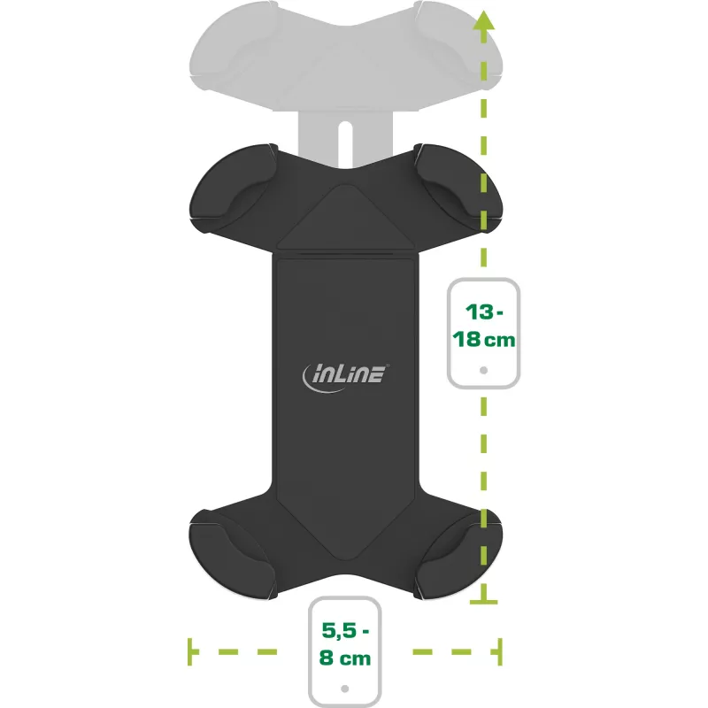 Pasívny držiak InLine One Click Easy 3 Drive & Ride Set