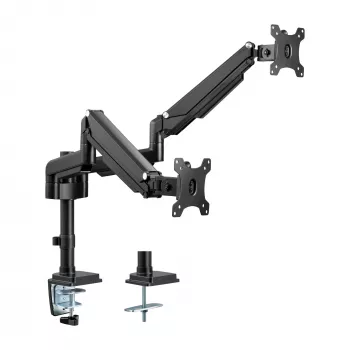 InLine stolový držiak s výškovým nastavením pre dva monitory do 82 cm (32