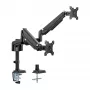 InLine stolový držiak s výškovým nastavením pre dva monitory do 82 cm (32 inch), 9 kg
